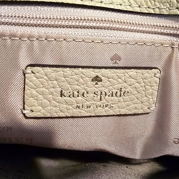 Kate Spade Cream & Tan Leather Shoulder Bag - Picture 7 of 8